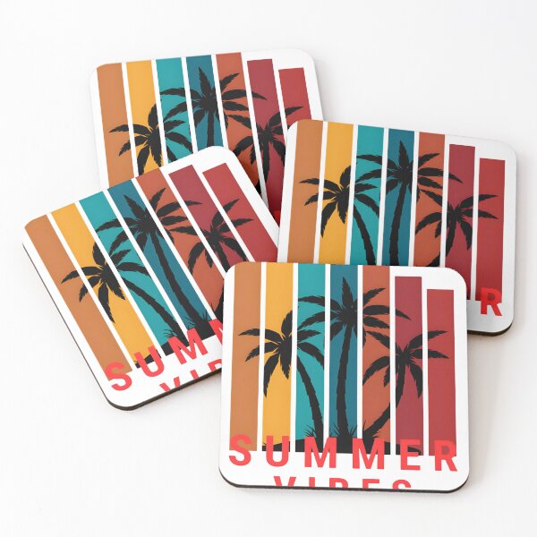 Item preview, Summer Vibes Retro Palm Tree Sunset Aesthetic designed and sold by Leader Designer.
