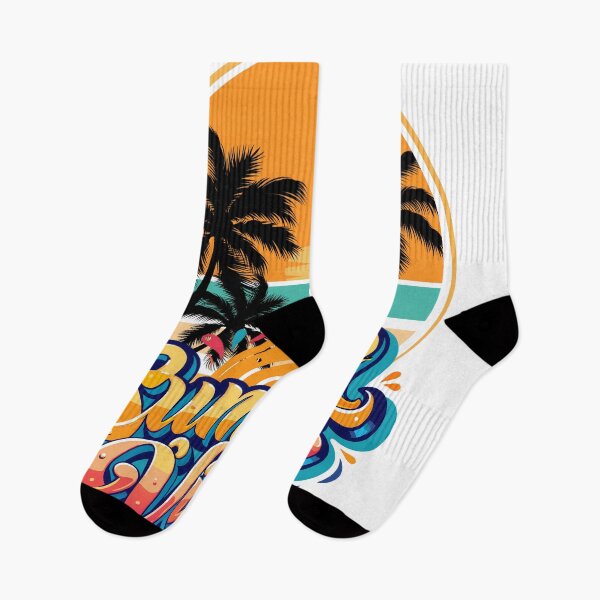 Item preview, Bold Retro Summer Vibes Sunset Beach Graphic designed and sold by Leader Designer.