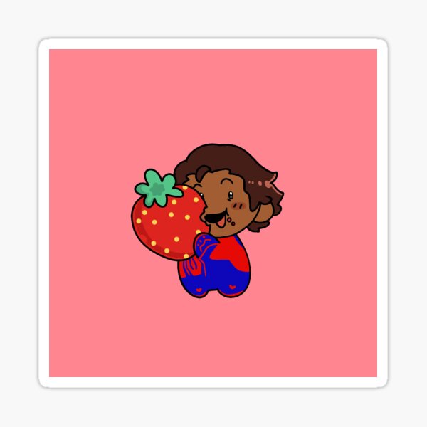 Item preview, Strawberry Miggy designed and sold by PinkM00nArt.