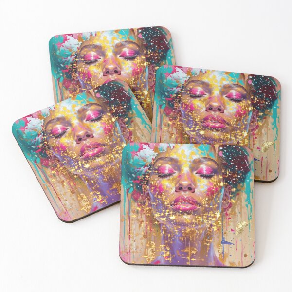 Item preview, Abstract - Pink & Gold series n°23079 designed and sold by AKANKEDESIGN.