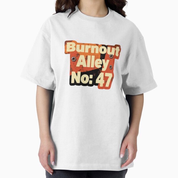 Item preview, burnout alley no: 47 graffiti text design designed and sold by CrowDesign46.
