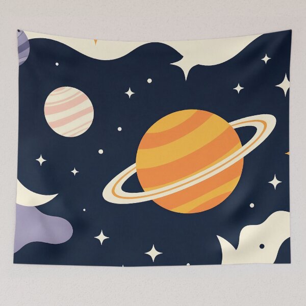 Item preview, Minimalist Space Illustration designed and sold by Ou-SunShine.