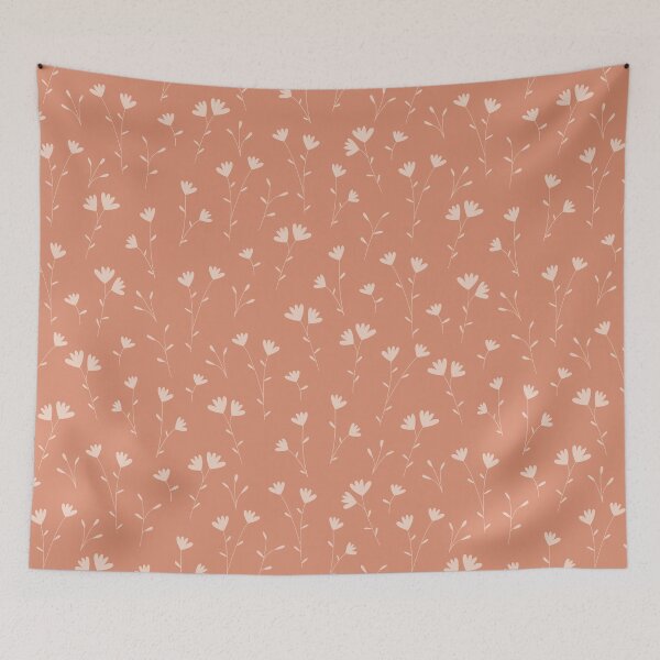 Item preview, Coral Wildflower Silhouettes designed and sold by ImpalaMoon.