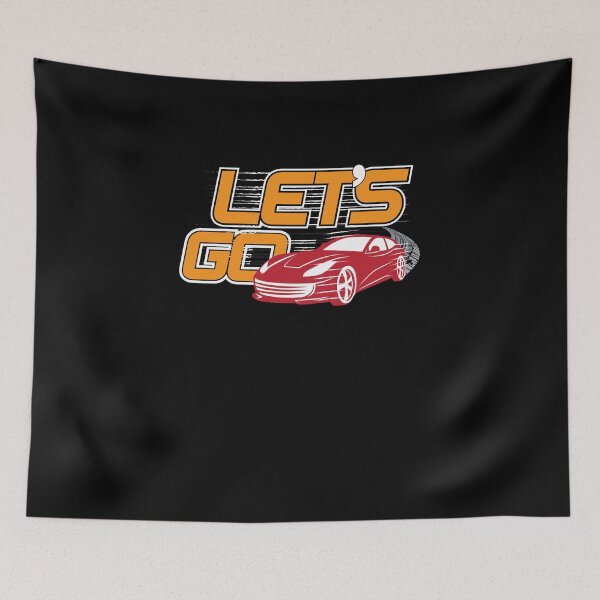 Item preview, Fast Car Let's Go designed and sold by TomGiantDesigns.
