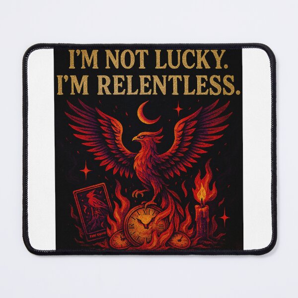 Item preview, I'm Not Lucky. I'm Relentless. designed and sold by MidnightMoodCo.