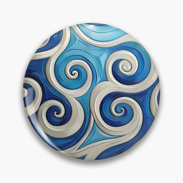 Item preview, New Zealand Māori Paua Pattern Koru Design 441 designed and sold by GrinGalore.