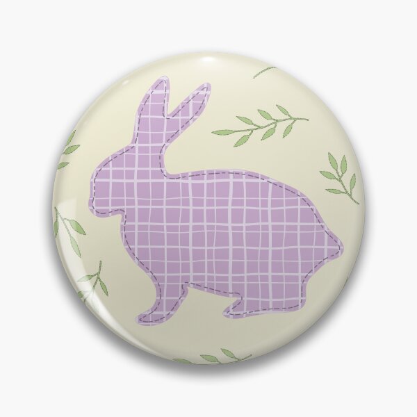 Item preview, Multicolored Gingham Bunny Patch designed and sold by ImpalaMoon.