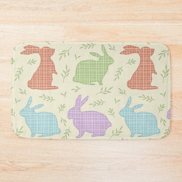Item preview, Multicolored Gingham Bunny Patch designed and sold by ImpalaMoon.