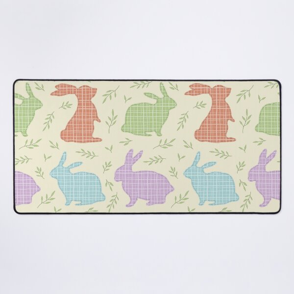 Item preview, Multicolored Gingham Bunny Patch designed and sold by ImpalaMoon.