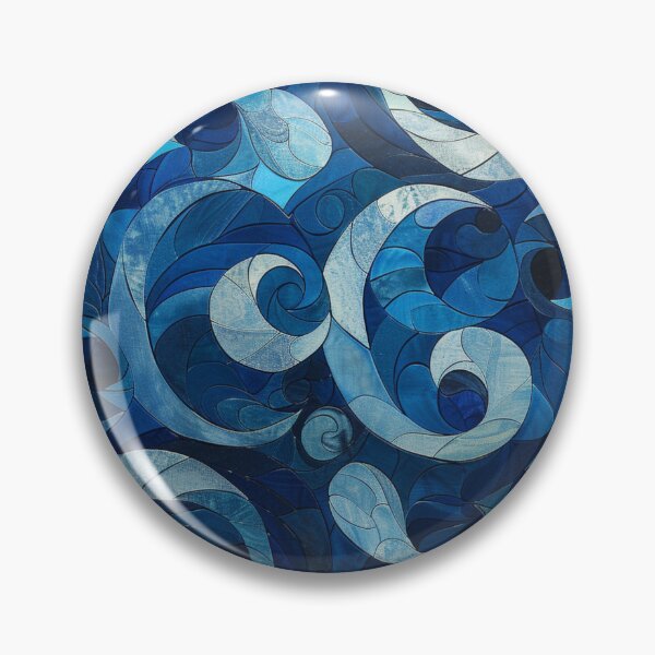 Item preview, New Zealand Māori Paua Pattern Koru Design 443 designed and sold by GrinGalore.