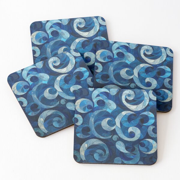 Item preview, New Zealand Māori Paua Pattern Koru Design 443 designed and sold by GrinGalore.