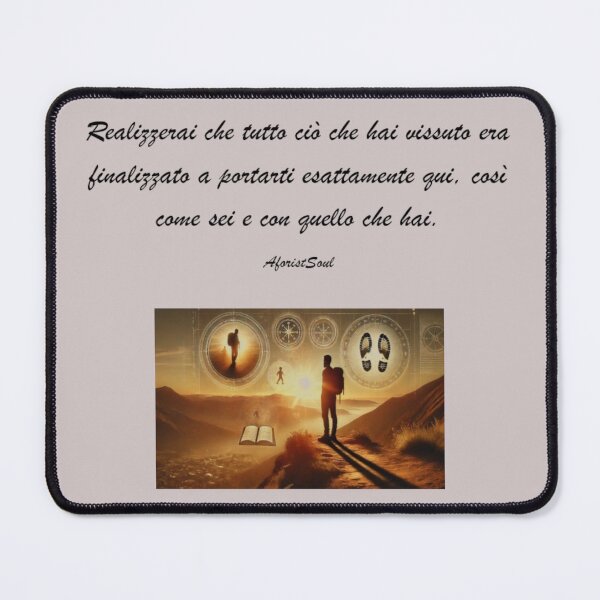 Item preview, Tutto ciò che hai vissuto ti ha portato qui. - Maglietta e oggetti filosofici - Scritta nera designed and sold by AforistSoul.
