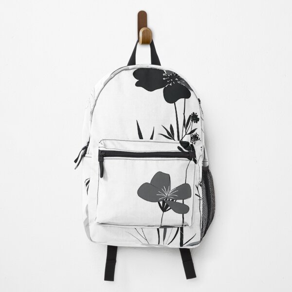 Item preview, Black gray floral art designed and sold by haroulita.