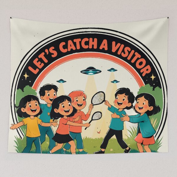 Item preview, Let's Catch a Visitor designed and sold by Maioriz.