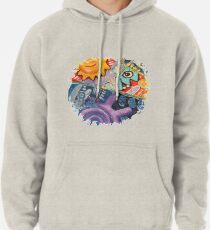 Buntes Abstraktes Design Hoodie