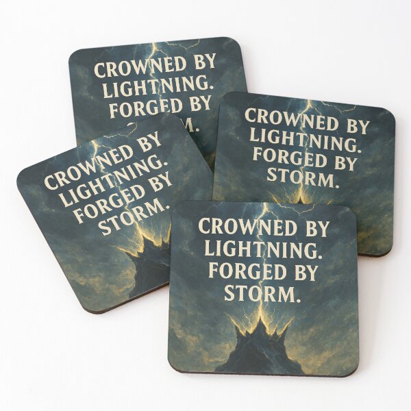 Item preview, Crowned By Lighting. Forged By Storm. designed and sold by MidnightMoodCo.