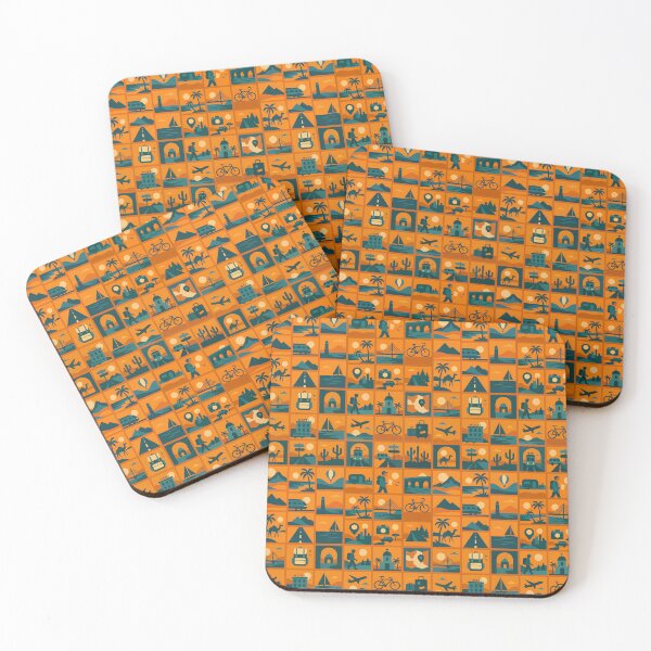 Item preview, Wanderlust Grid: A Global Travel Mosaic designed and sold by 89BLACK.
