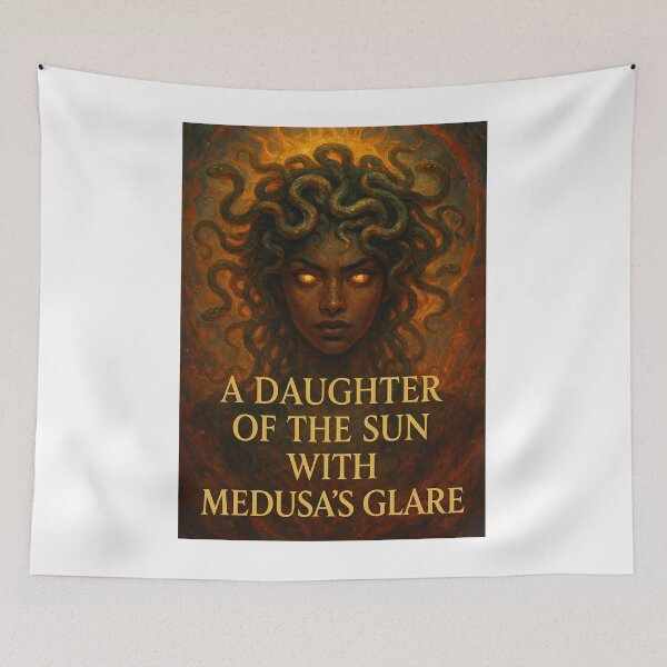 Item preview, A Daughter of the Sun with Medusa's Glare designed and sold by MidnightMoodCo.