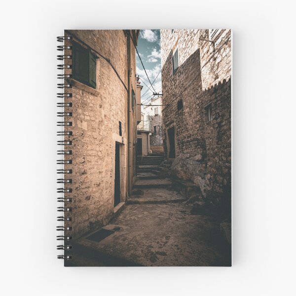 Item preview, Winding Stone Alleyway Under Warm Light – Vintage European Mood designed and sold by Ellaire.