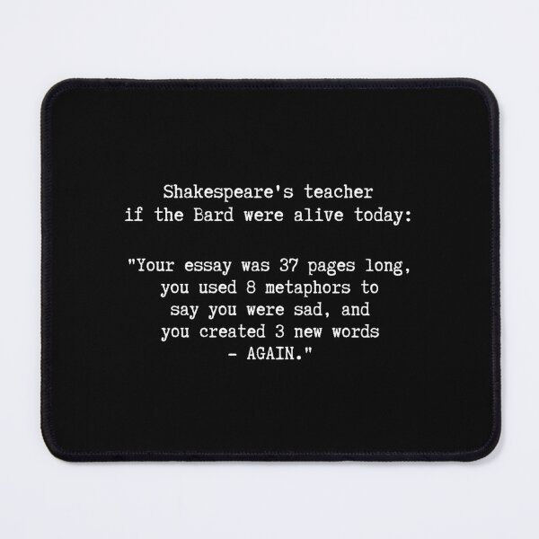 Item preview, Shakespeare as a Student designed and sold by ObsidianDaz.