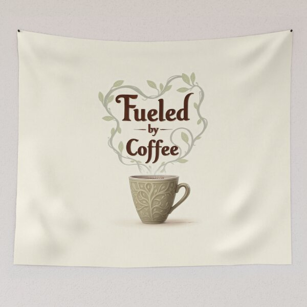 Item preview, "Fueled by Coffee” – Morning Fuel for Caffeine Junkies 4 designed and sold by RWZCraftedPixels.