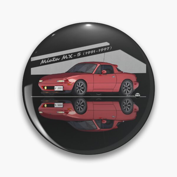 Item preview, Miata - MX-5 NA 1991-1997 (Classic Red) - Small Car, Big Smile designed and sold by Azaziel.