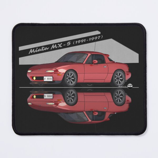 Item preview, Miata - MX-5 NA 1991-1997 (Classic Red) - Small Car, Big Smile designed and sold by Azaziel.