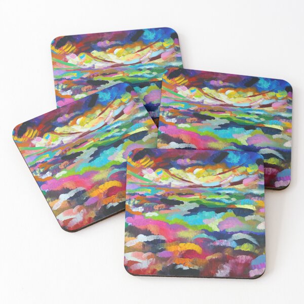 Item preview, XL Abstract Colourful Landscape 5029 designed and sold by Eraclis Aristidou.