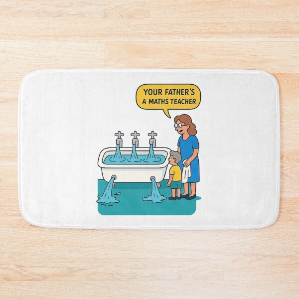 Item preview, Your Father's A Maths Teacher designed and sold by Math Addiction.