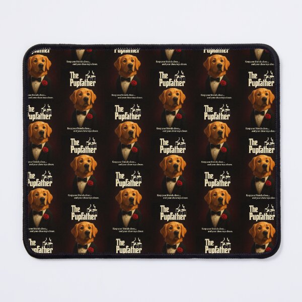 Item preview, The Pupfather – Dogfather Parody Poster designed and sold by ruffdraftstudio.