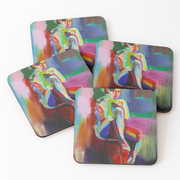 Item preview, Abstract Bright Colourful Nude 5100 designed and sold by Eraclis Aristidou.