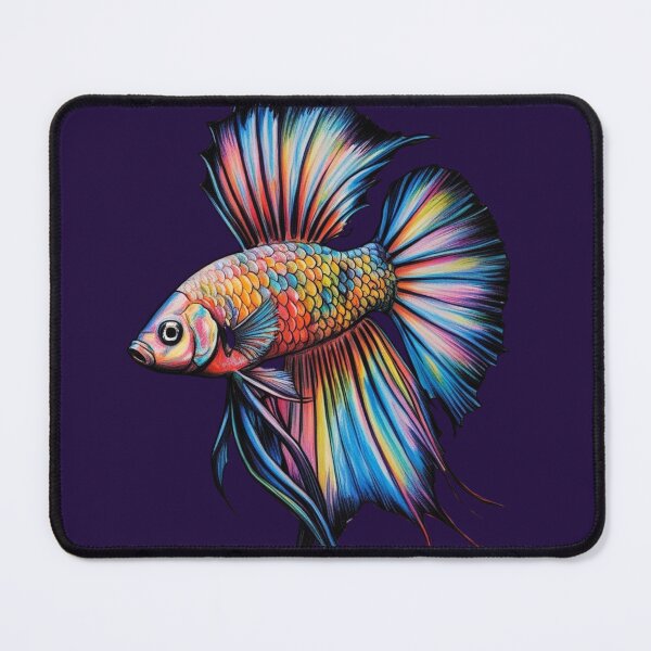 Item preview, Rainbow Betta Fish: Colorful Aquatic Art for Fish Lovers designed and sold by Shoot-The-Moon.