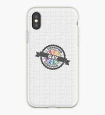 Certified Gay Pride Stamp iPhone Case