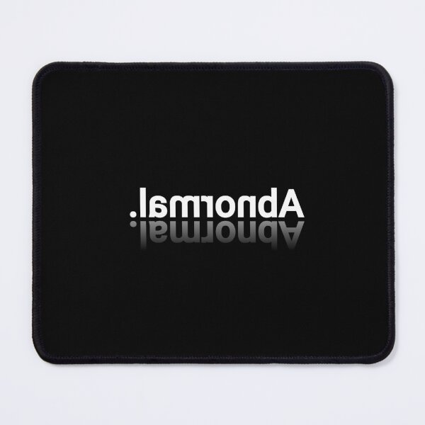 Item preview, Minimalist Inverted Text Design – “Abnormal” Typography Art designed and sold by WittyUnknown.