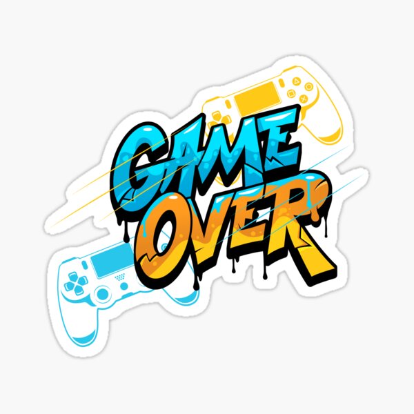 Item preview, Game Over Graffiti Gamer T-Shirt – Vibrant Controller Design designed and sold by Kstyle93.
