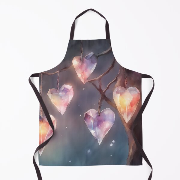 Item preview, Glowing Crystal Hearts designed and sold by CalmnessbyChoice.
