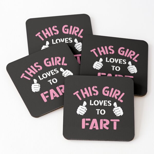 Item preview, This Girl Loves To Fart Funny Saying Fart Jokes Sarcastic Farting Saying designed and sold by LAZAR-EG.