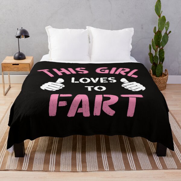 Item preview, This Girl Loves To Fart Funny Saying Fart Jokes Sarcastic Farting Saying designed and sold by LAZAR-EG.