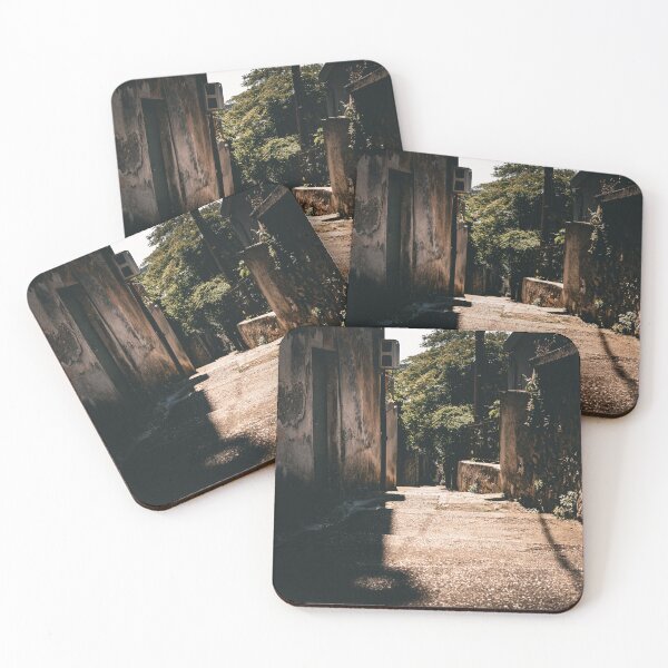 Item preview, Sunlit Alleyway – Rustic Urban Wall Art designed and sold by Ellaire.