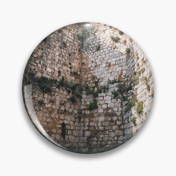 Item preview, Sunlit Castle Walls – Ancient Fortress Wall Art designed and sold by Ellaire.