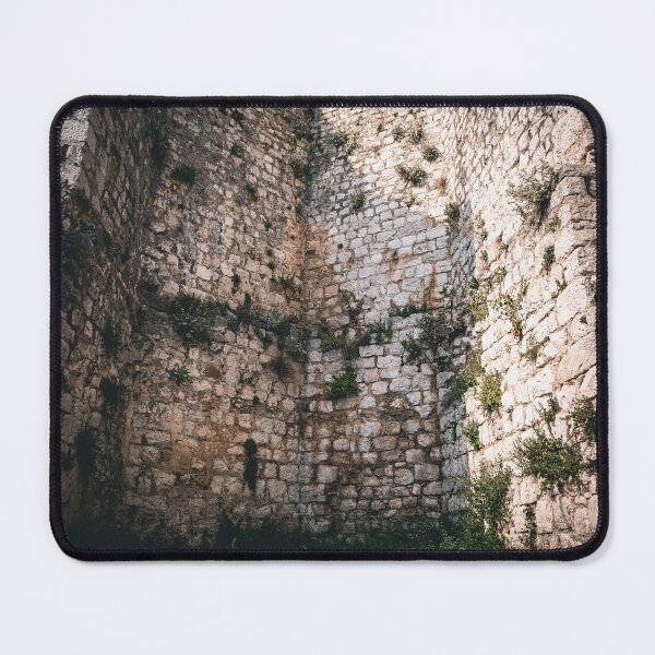 Item preview, Sunlit Castle Walls – Ancient Fortress Wall Art designed and sold by Ellaire.