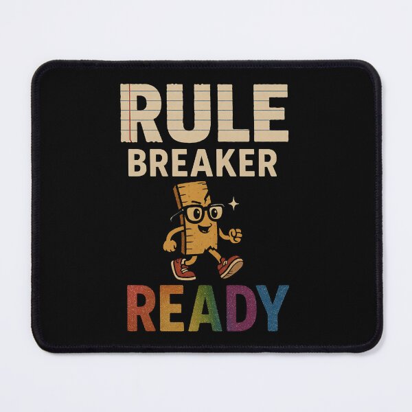 Item preview, Rule Breaker Ready Rainbow School Ruler designed and sold by Taans-Creation.