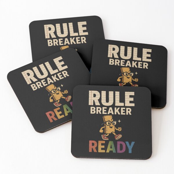 Item preview, Rule Breaker Ready Rainbow School Ruler designed and sold by Taans-Creation.