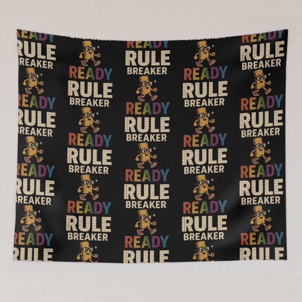 Item preview, Rule Breaker Ready Rainbow School Ruler designed and sold by Taans-Creation.