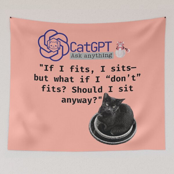Item preview, CatGPT Ask Anything designed and sold by HappyHavenStu.