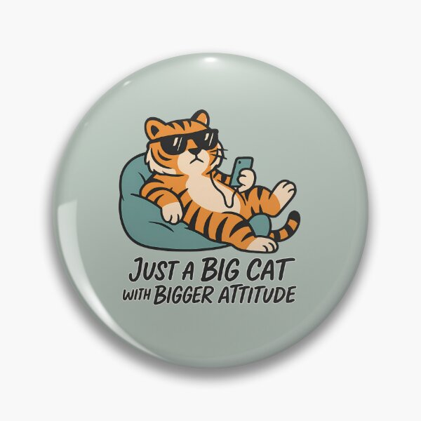 Item preview, Big Cat With Bigger Attitude designed and sold by Romeo Fashion.