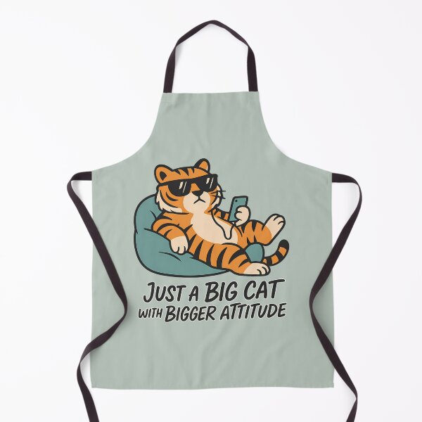 Item preview, Big Cat With Bigger Attitude designed and sold by Romeo Fashion.
