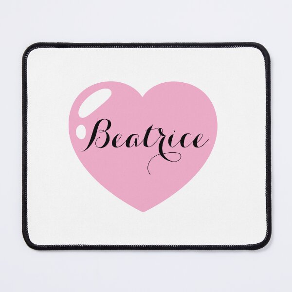 Item preview, Beatrice Name with Pink Heart  designed and sold by Monika Howarth.
