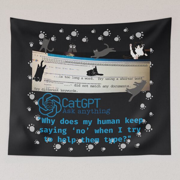 Item preview, CatGPT Google Search designed and sold by HappyHavenStu.
