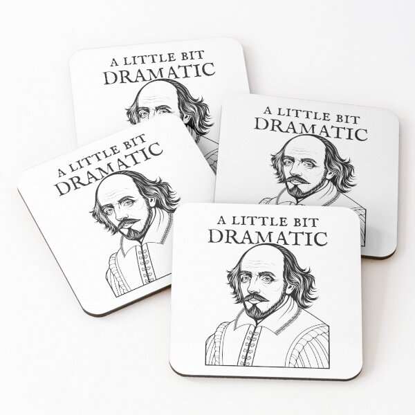 Item preview, A Little Bit Dramatic | Shakespeare Portrait designed and sold by ObsidianDaz.